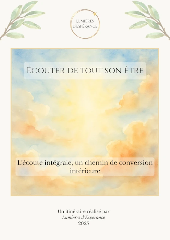 Formation - Écouter de tout son être